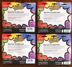 Pokemon TCG: Ascended Heroes - Tech Sticker Collection x 4 - Brand New & Sealed - Image 2