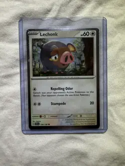 Lechonk - 154/198 (Cosmo Holo) NM, English Pokemon Scarlet & Violet Singles - Image 4