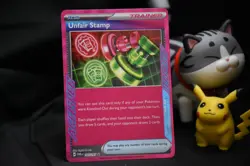 Unfair Stamp 165/167 Sv06: Twilight Masquerade Holo Pokemon ACE SPEC - Image 1