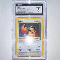 CGC 8 Eevee 11/53 Wotc Promo Pokemon League 2000 - Image 1