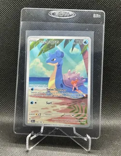 Pokemon TCG Misty’s Lapras 194/182 SV10: Destined Rivals Illustration Rare NM - Image 1