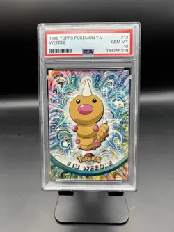 1999 Weedle #13 Topps Tv Series Pokemon PSA 10 - Image 1