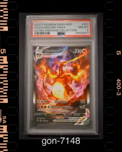 Pokemon 2022 BSP FA Charizard VMAX Ultra-Premium Collection SWSH261 PSA 8 NM-MT - Image 1