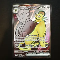Team Rocket's Persian ex 219/182 Pokemon Destined Rivals Ultra Rare (NM) - Image 1