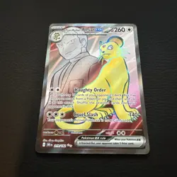 Team Rocket's Persian ex 219/182 Pokemon Destined Rivals Ultra Rare (NM) - Image 2
