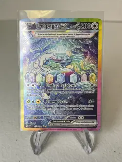Terapagos EX 170/142 Stellar Crown Special Illustration SIR Full Art Pokemon TCG - Image 1