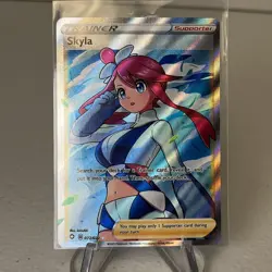 Pokemon TCG Skyla (Full Art) 072/072 Shining Fates(SHF) Ultra Rare Holo - NM - Image 1