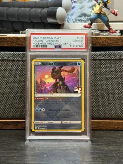 2023 Pokemon Play! Series 3 Radiant Greninja #046 PSA 10 - Image 1