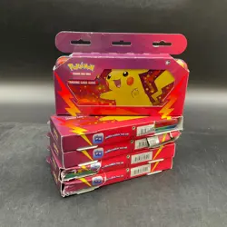 Lot of (10) Pokemon Evolving Skies B&B Boxes w/ Pencil Case Tin & Stadium Box - Image 2