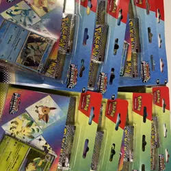 Pokemon TCG Prismatic Evolutions Tech Sticker Collection Set Lot Of 8 sealed new - Image 1