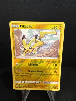 2017 Pokemon-Pikachu 40/147-Burning Shadows-Reverse Holo - Image 1