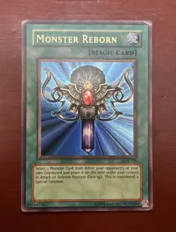 Yu-Gi-Oh! TCG Monster Reborn Legend of Blue Eyes White Dragon LOB-118 Unlimited - Image 1