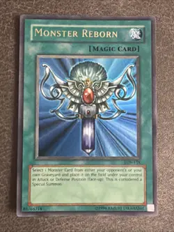 Monster Reborn LOB-118 Ultra Rare Yugioh Original TCG - Image 1