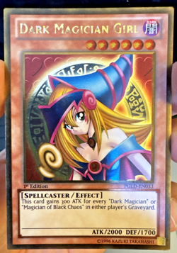 Dark Magician Girl - PGLD-EN033 - Gold Rare - 1st Edition PGLD LP - Image 1