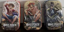 SEALED - One Piece Tin Set Vol.2 - 3 Tins OP13 - Image 1