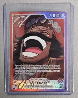 One Piece CCG TCG Gol.D.Roger Alternate Art Leader OP13 003 Carrying On His Will - Image 1