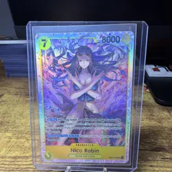 Bandai One Piece CCG Heroines Nico Robin EB03-055 Holo 7 Cost 8000 Power - Image 1