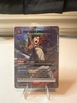 Eren Jaeger SR* Attack Titan Union Arena Alt Art AOT-1-094 Foil Rare NM - Image 1