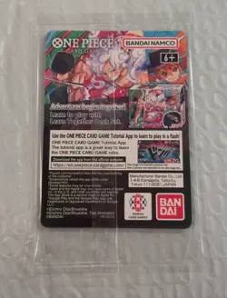 One Piece Monkey D. Luffy US Voyage College Basketball Promo Card (Sealed/Mint) - Image 2