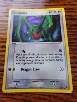 PL! 2006 Rayquaza - 3/17 - Holo Rare Promo Pokemon Pop Series 1 Pokemon TCG Card - Image 1