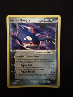Team Aqua’s Kyogre 3/95 Pokemon Card TCG Team Magma Vs Team Aqua Regular Rare - Image 1