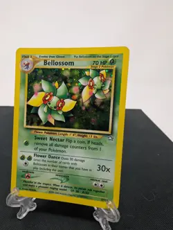 Pokemon Bellossom Holo Rare Neo Genesis Stage 2 70 HP Card 3/111 English 2000 - Image 1