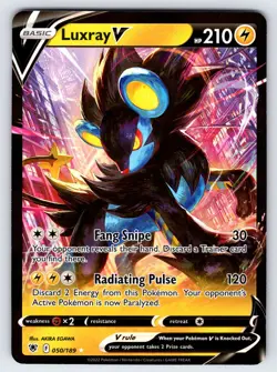 Luxray V 050/189 2022 Astral Radiance Pokemon Card Full Art Ultra Rare - Nm - Image 1