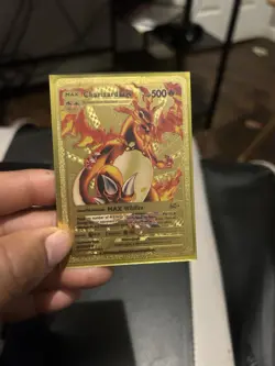Pokemon Charizard VMAX GX Gold Foil Card - Image 1