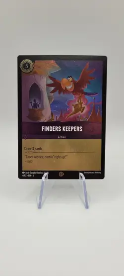 Disney Lorcana TCG: Finders Keepers 4/P2 - Cold Foil Promo Card - NM - Image 1
