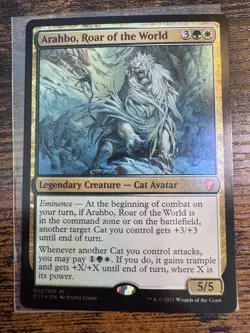 MTG Card Lot Crucible of Worlds #114 & Arahbo, Roar of the World FOIL #035: LP - Image 5
