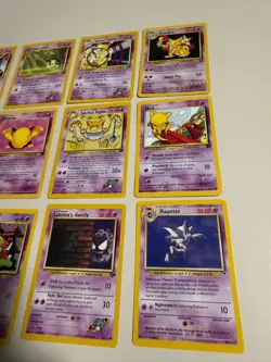 Pokemon OG 12 Card Bulk Lot NO DUPLICATES LP-NM RARE WOTC Vintage Original N - Image 3