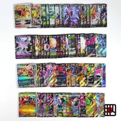Pokemon Card Bulk Lot 100 V ex VMAX VSTAR NM-LP No Dupes Japanese US Stock 640 - Image 1