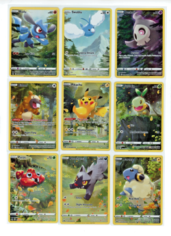 Crown Zenith Galarian Gallery 9 Card Set Pikachu GG30 GG26-GG34 - Image 1