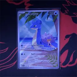 Pokemon Misty's Lapras Illustration Rare Holo Card Sv10 194/182 HP 110 - Image 1