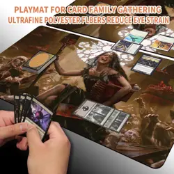 GISA, GLORIOUS RESURRECTOR Board Game MTG Playmat Mousepad Playmat of MTG TCG - Image 2
