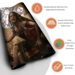 GISA, GLORIOUS RESURRECTOR Board Game MTG Playmat Mousepad Playmat of MTG TCG - Image 3