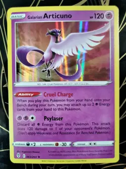 Galarian Articuno - 063/203 - Rare - Holo - Evolving Skies - Pokemon TCG NM/M - Image 1