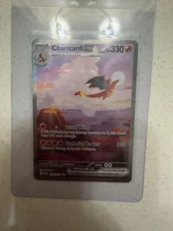 Charizard ex 199/165 SIR Pokemon 151 Special Illustration Rare Full Art NM - Image 1