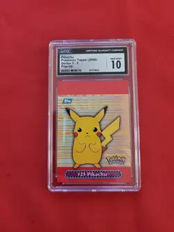 GEM MINT Pokemon: Pikachu #2 Pop Up Topps 2000 TV Animation Series 3 - CGC POP 8 - Image 1