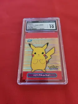 GEM MINT Pokemon: Pikachu #2 Pop Up Topps 2000 TV Animation Series 3 - CGC POP 8 - Image 3
