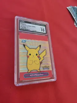 GEM MINT Pokemon: Pikachu #2 Pop Up Topps 2000 TV Animation Series 3 - CGC POP 8 - Image 5