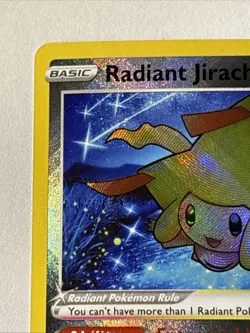 Pokemon TCG Silver Tempest Radiant Jirachi Radiant Rare Holo 120/195 - Image 2