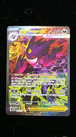 Pokemon TCG Mega Gengar Ex 284/217 Special Illustration Rare SIR Ascended Heroes - Image 1