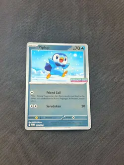 Pokemon TCG Bahasa Indonesia Piplup Set Kolektor PROMO Kobaran Biru STAMP - Image 1