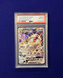 PSA 10 Deoxys Vstar #GG46 Crown Zenith 2023 Pokemon GEM MINT - Image 1