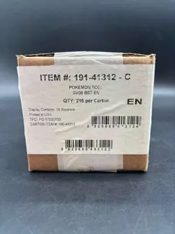 Auction #1 Pokemon Surging Sparks booster box case w/ 36 booster - Image 1