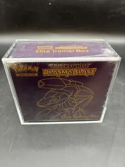 Pokemon TCG Black & White Plasma Blast Elite Trainer Box SEALED W/ Acrylic Case - Image 1