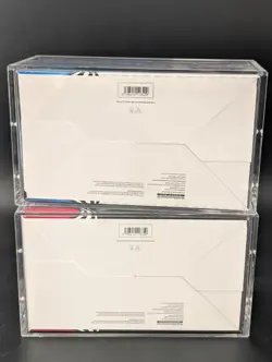 2x Pokemon Black Bolt White Flare Sealed Booster Bundle Display Case W/Acrylic - Image 2