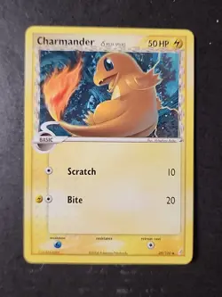 Pokemon TCG Charmander 49/100 Delta Species EX Crystal Guardians Non Holo - Image 1