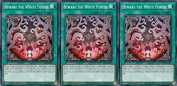 3x Beware the White Forest | INFO-EN059 | SR | 1st Ed | NM | YuGiOh - Image 1